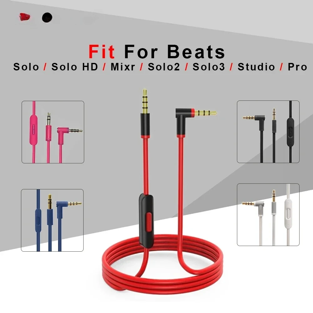 Beats Headphone Studio Pro - Zamienny kabel audio z mikrofonem i