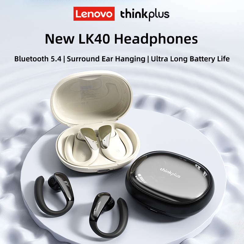 Sports Earphone Hook - Słuchawki bezprzewodowe Lenovo LK40 Bluetooth 5.4