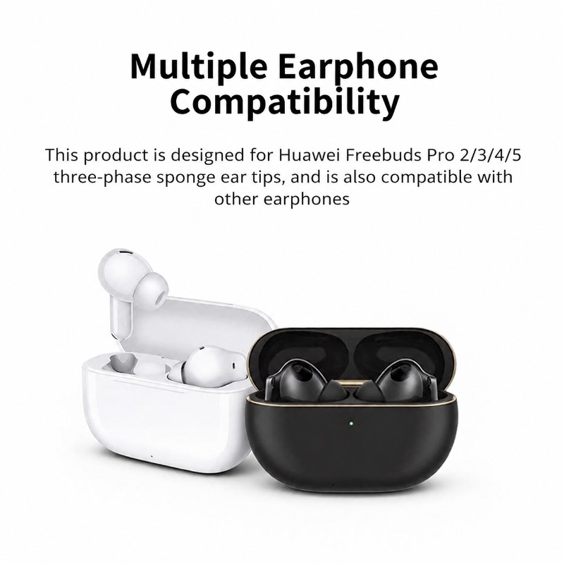 Trójwarstwowe wkładki douszne  – Earphone Foam Tip recenzja i cena